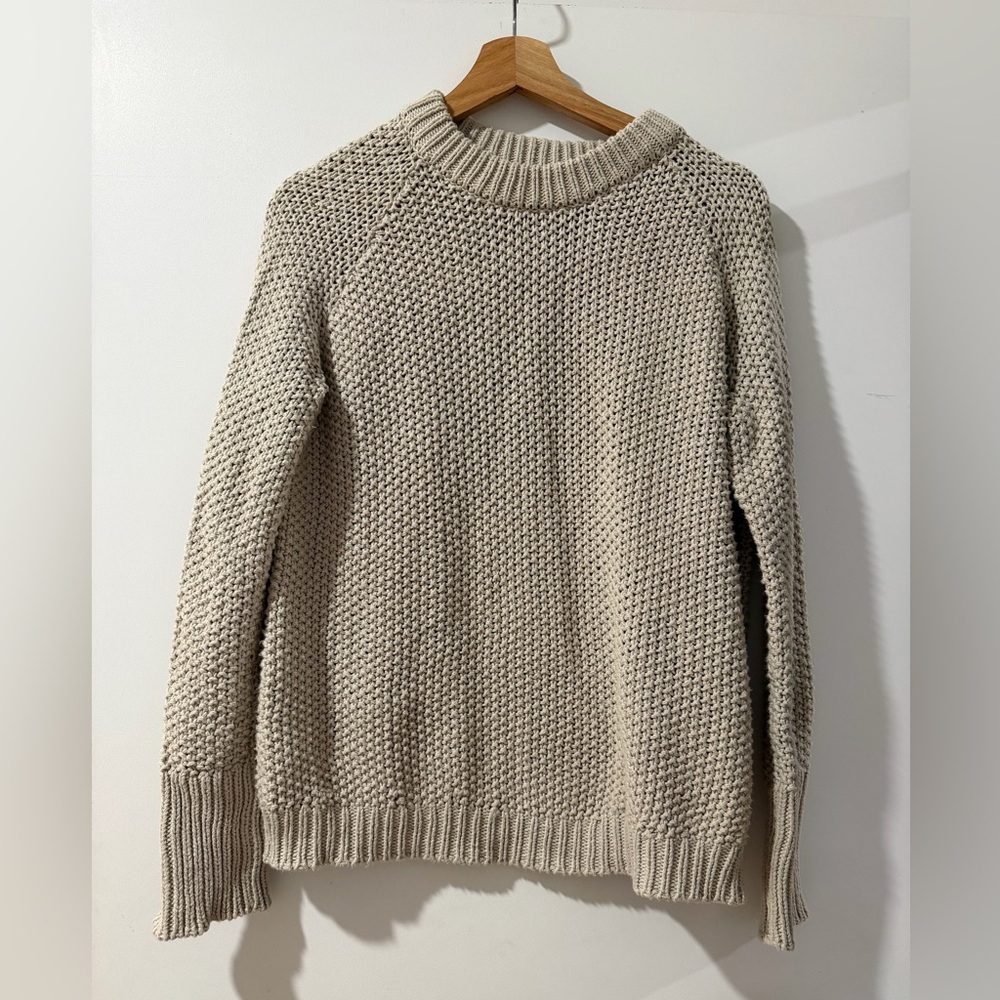 Alice Walk Cotton Crewneck Sweater Medium - Picture 4 of 12